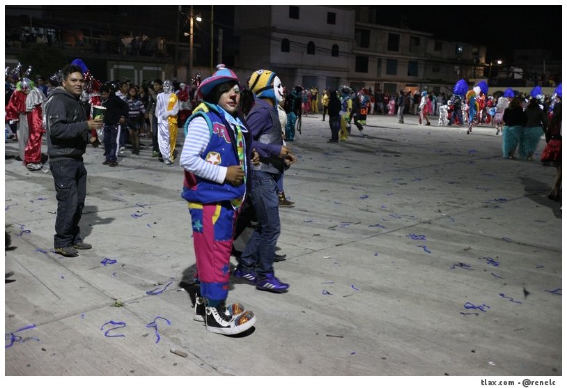 Remate de Carnaval Payasos Mazatecochco 2014, Quema de toros - Foto