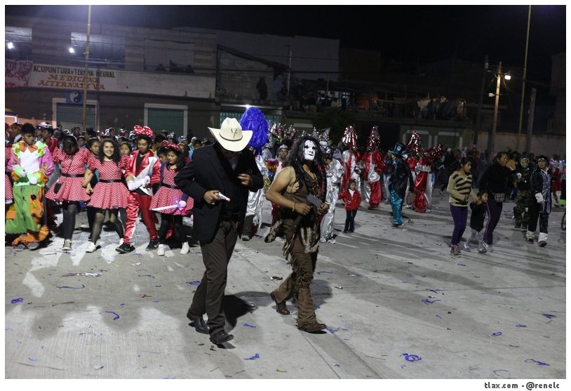 Remate de Carnaval Payasos Mazatecochco 2014, Quema de toros - Foto