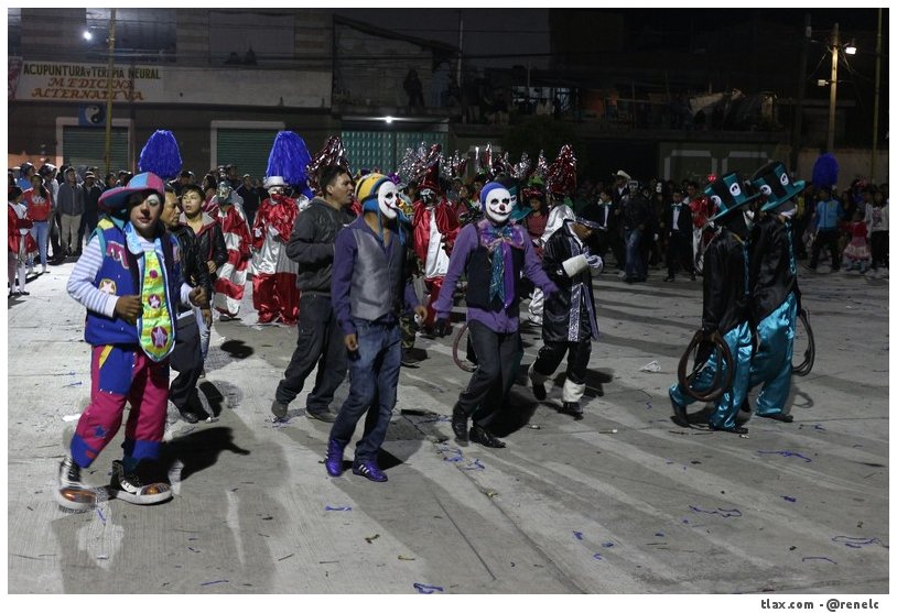 Remate de Carnaval Payasos Mazatecochco 2014, Quema de toros - Foto