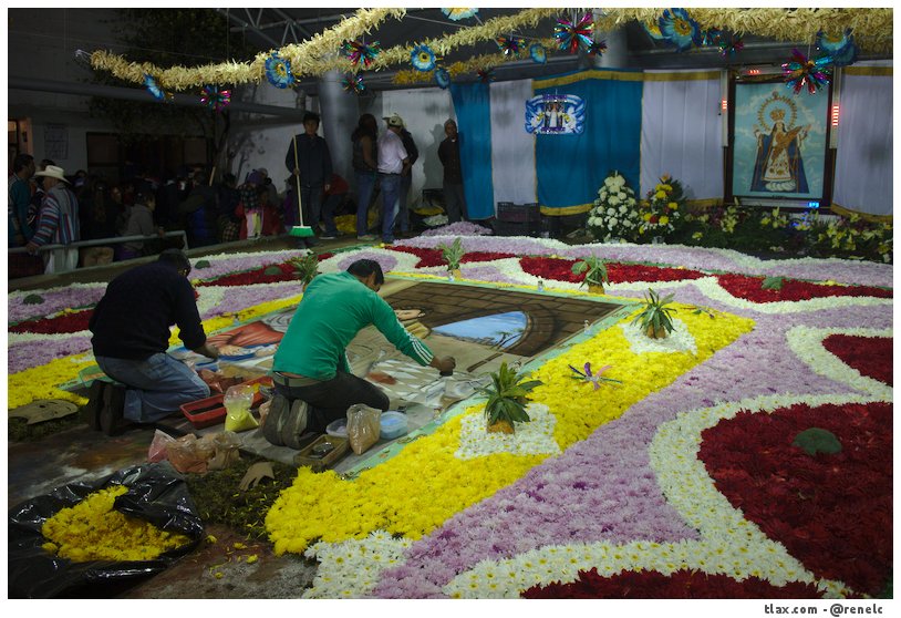 La noche que nadie duerme, las alfombras huamantla 2014 - Foto