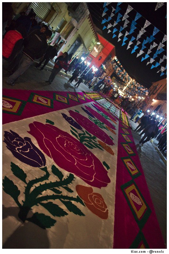 La noche que nadie duerme, las alfombras huamantla 2014 - Foto