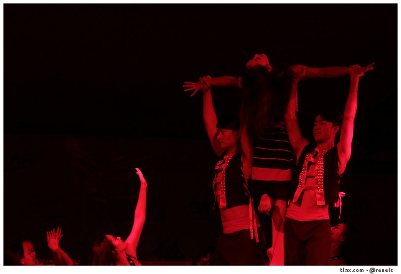 Ballet Folklrico de Honghe (China) en la feria de Tlaxcala - Foto