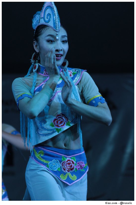 Ballet Folklrico de Honghe (China) en la feria de Tlaxcala - Foto
