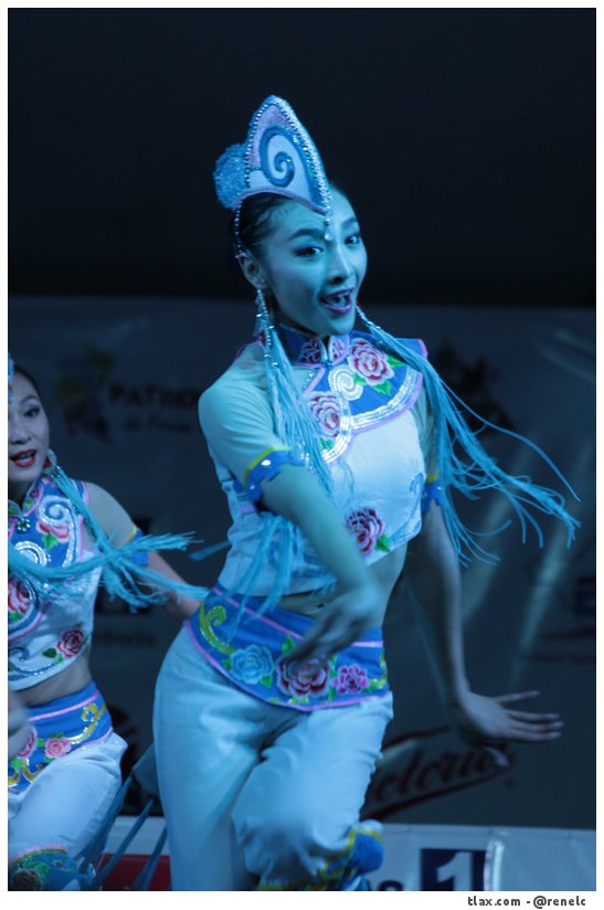 Ballet Folklrico de Honghe (China) en la feria de Tlaxcala - Foto