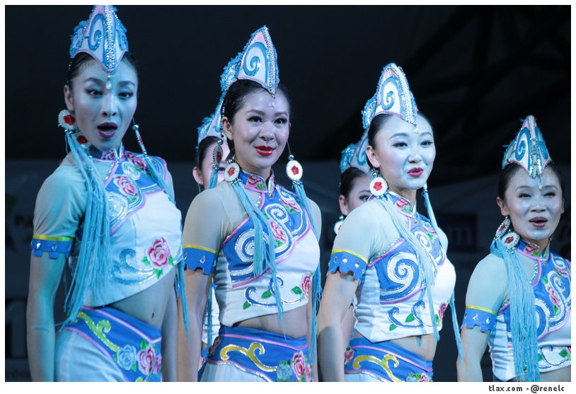 Ballet Folklrico de Honghe (China) en la feria de Tlaxcala - Foto