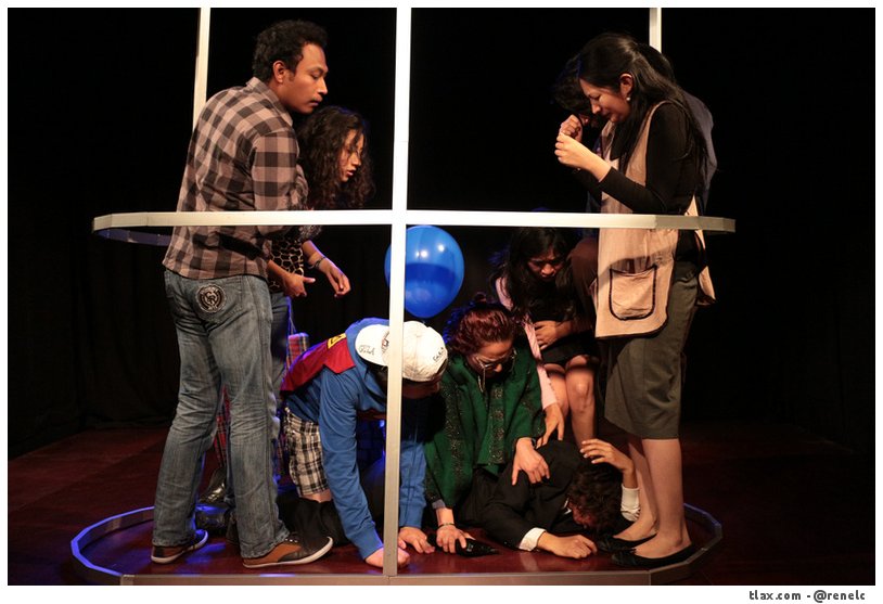 Puesta en escena &quot;Cupo Limitado&quot; por el taller de teatro Tlaloque - Foto