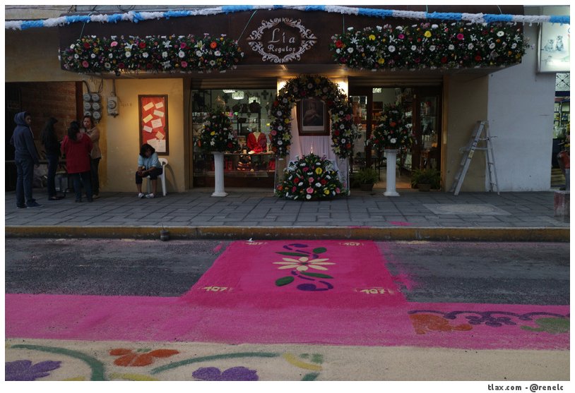 Alfombras Virgen de la misericordia 2015 en Apizaco - Foto