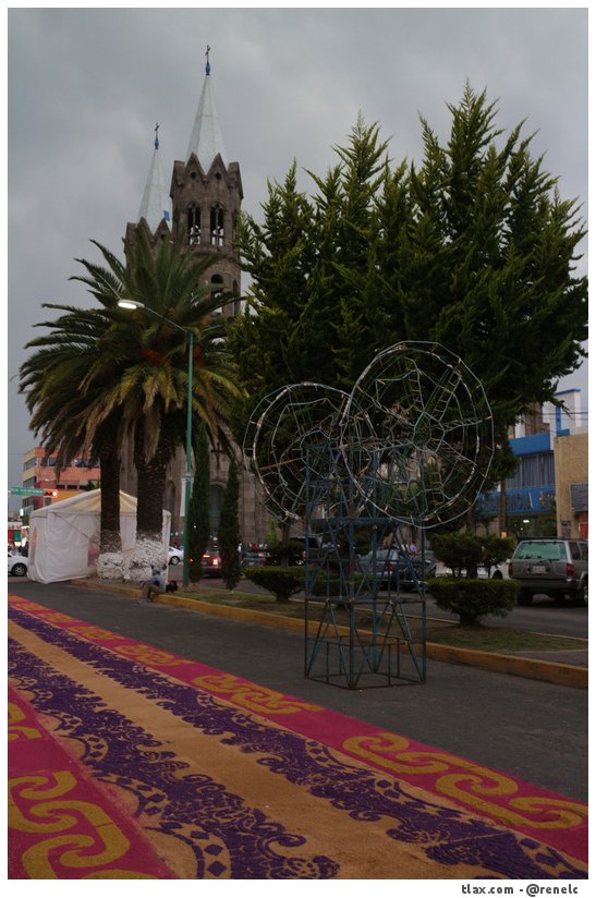 Alfombras Virgen de la misericordia 2015 en Apizaco - Foto