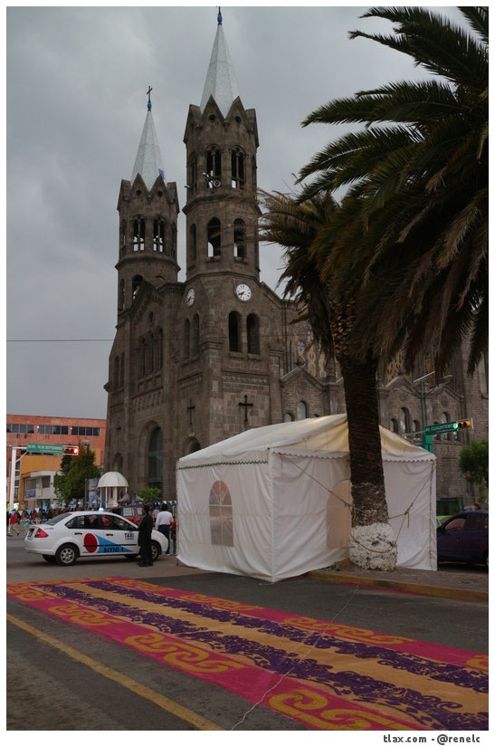 Alfombras Virgen de la misericordia 2015 en Apizaco - Foto