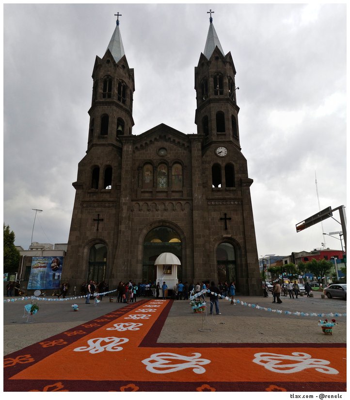 Alfombras Virgen de la misericordia 2015 en Apizaco - Foto
