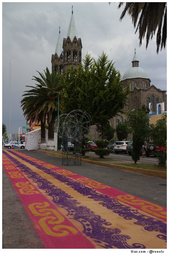 Alfombras Virgen de la misericordia 2015 en Apizaco - Foto