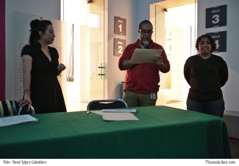 Platica de la fotografa Karina Juarez en el museo de arte de Tlaxcala - Foto