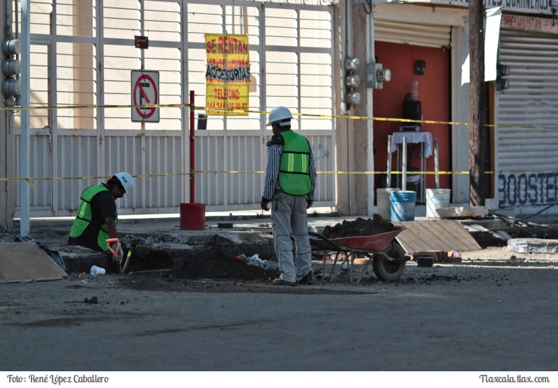 Reparacion de las calles de Apizaco 2015 - Foto