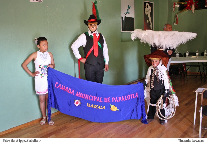 Camada municipal de Papalotla, Carnaval 2016 - Foto