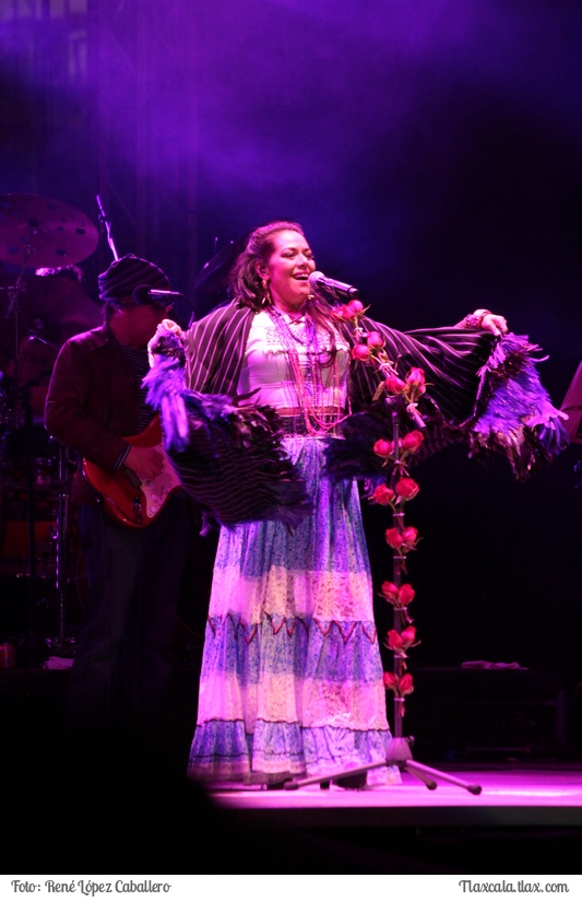 Lila Downs en la feria de Apizaco 2016 - Foto