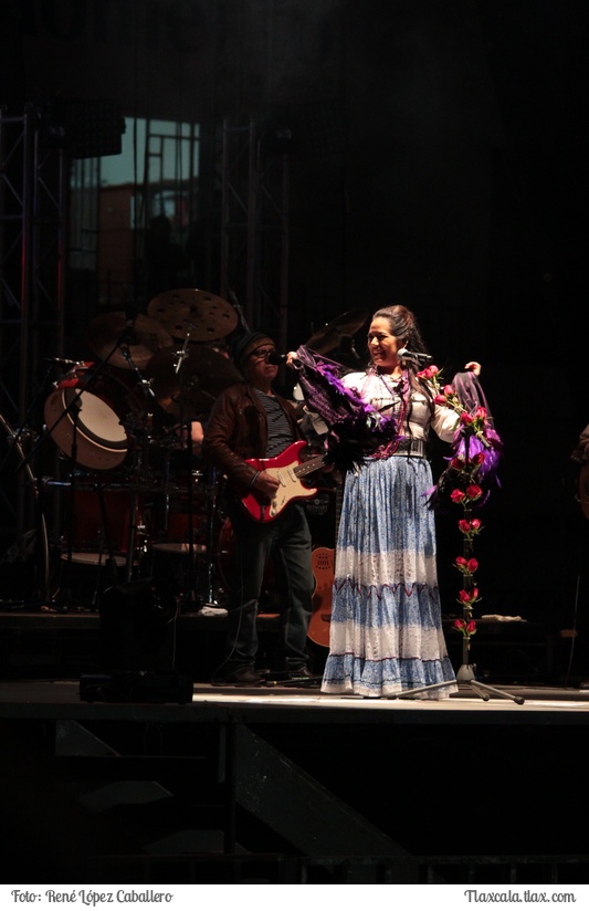 Lila Downs en la feria de Apizaco 2016 - Foto
