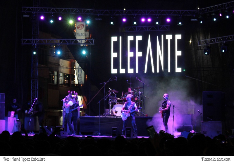 Elefante en la feria de Apizaco 2016 - Foto