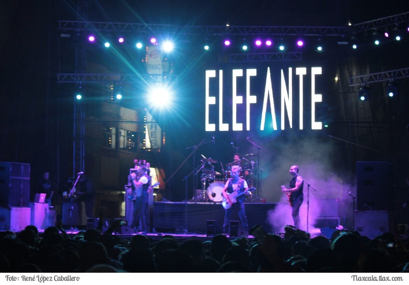 Elefante en la feria de Apizaco 2016 - Foto