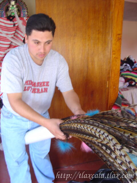 Preparando el Penacho