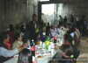 Excelente ambiente de camaraderia durante la ingesta de alimentos