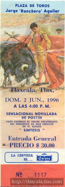 Boletos de Corridas de Toros - Foto