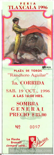 Boletos de Corridas de Toros - Foto