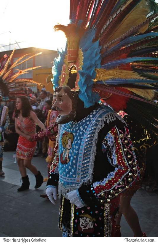 Camada de Yauhquemecan en el remate de Carnaval Xicohtzinco 2016 - Foto