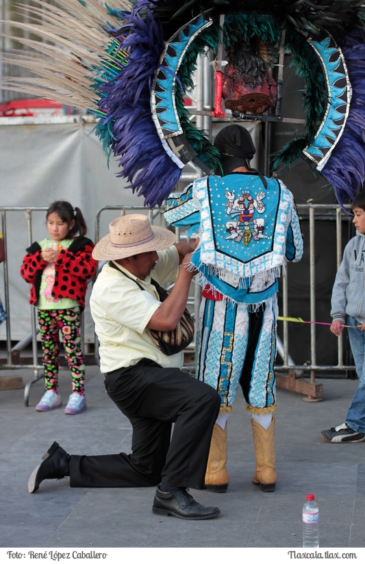 Camada de Yauhquemecan en el remate de Carnaval Xicohtzinco 2016 - Foto