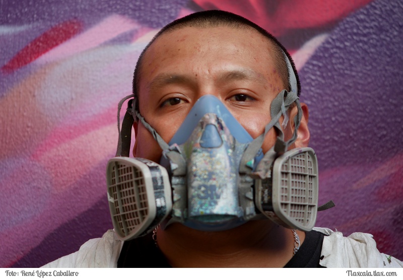 &quot;Tlaxcala, ayer, hoy y siempre&quot; proyecto mural en la USET del artista Hesiucka - Foto