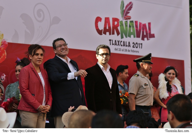 El gobernador Marco Mena en el Carnaval