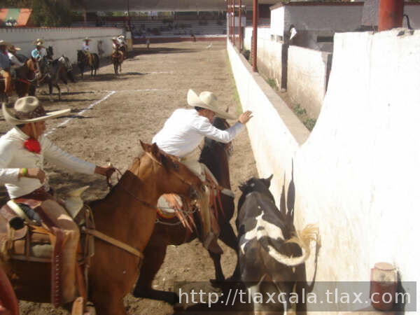 Primera charreada del 2007 universitarios contra seleccion Tlaxcala - Foto