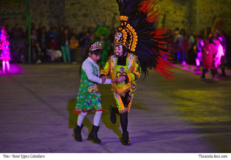 Camada Infantil del Huehue Mayor en el Remate de Carnaval Santa Ursula Zimatepec 2018 - Foto