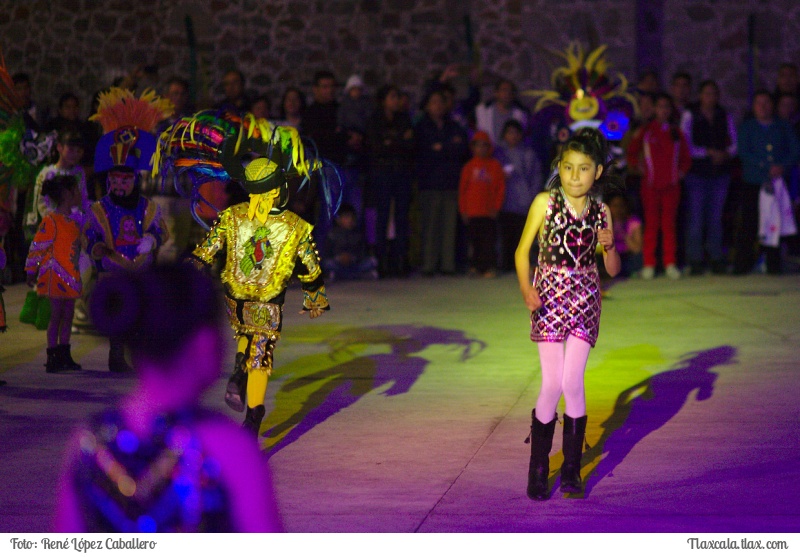 Camada Infantil del Huehue Mayor en el Remate de Carnaval Santa Ursula Zimatepec 2018 - Foto