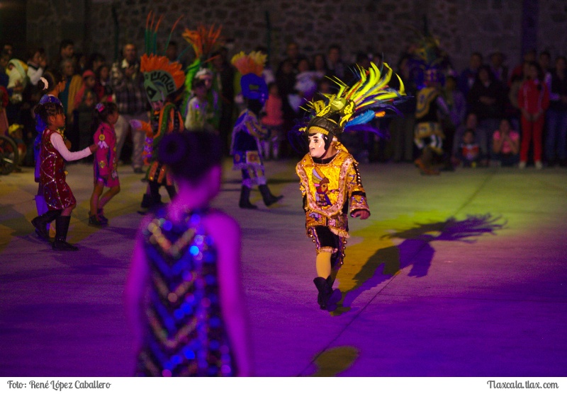 Camada Infantil del Huehue Mayor en el Remate de Carnaval Santa Ursula Zimatepec 2018 - Foto