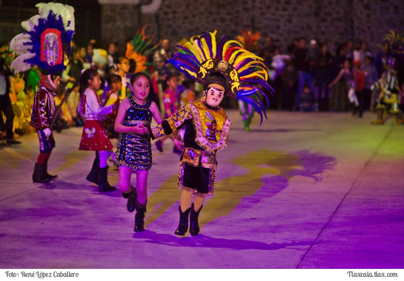 Camada Infantil del Huehue Mayor en el Remate de Carnaval Santa Ursula Zimatepec 2018 - Foto