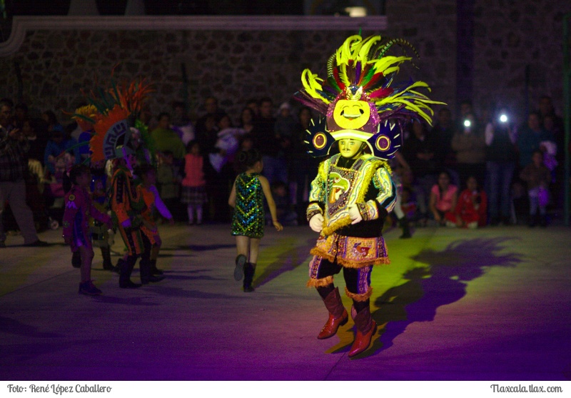Camada Infantil del Huehue Mayor en el Remate de Carnaval Santa Ursula Zimatepec 2018 - Foto