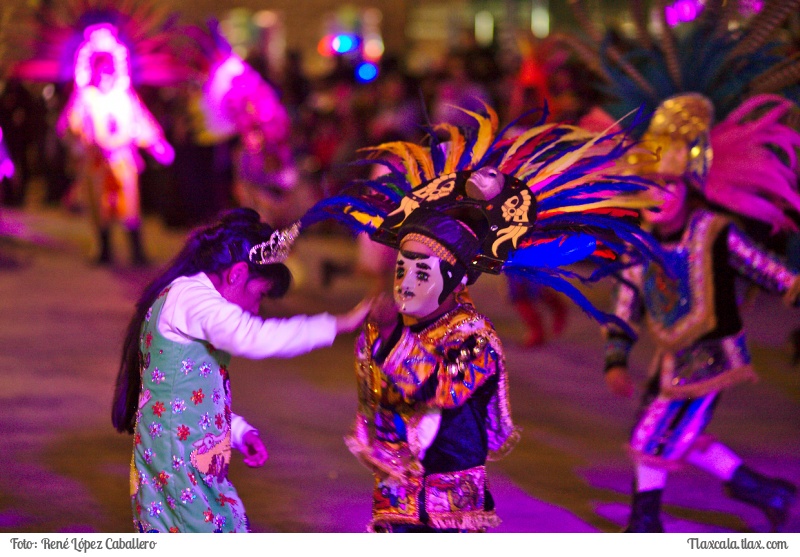 Camada Infantil del Huehue Mayor en el Remate de Carnaval Santa Ursula Zimatepec 2018 - Foto