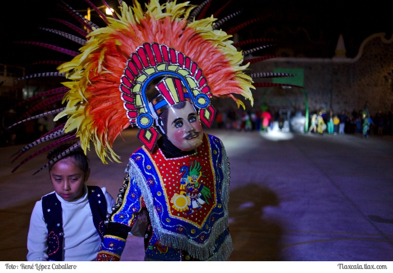 Camada Infantil del Huehue Mayor en el Remate de Carnaval Santa Ursula Zimatepec 2018 - Foto
