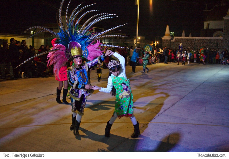 Camada Infantil del Huehue Mayor en el Remate de Carnaval Santa Ursula Zimatepec 2018 - Foto