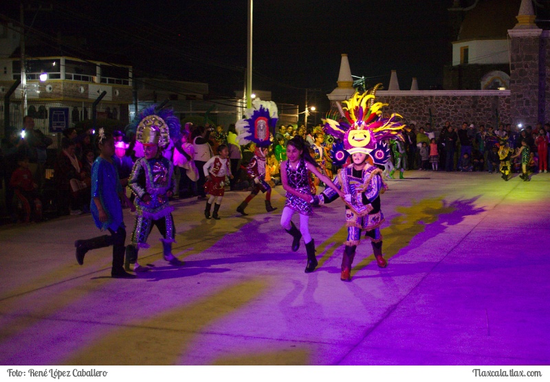 Camada Infantil del Huehue Mayor en el Remate de Carnaval Santa Ursula Zimatepec 2018 - Foto