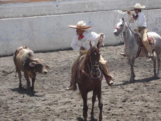 Charreada Feria Tlaxco 2007 - Foto