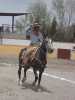 Leonardo Aguilar terminando su cala en la primera de feria