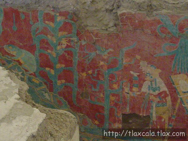 Mural del Templo de Venus y Templo Rojo