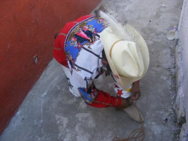 El RAyo de Calpulalpan preparandose para montar