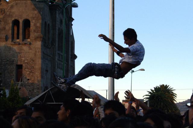 Rhose y Elefante en el Zocalo de Apizaco (23/10/2010) - Foto